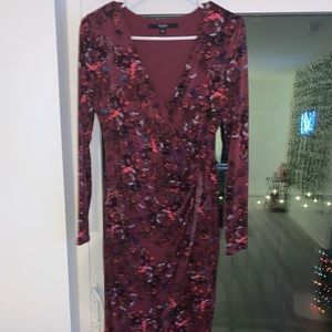 Long Sleeve Floral Midi Dress